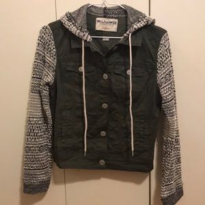 Wallflower Authentic Denim army green jacket